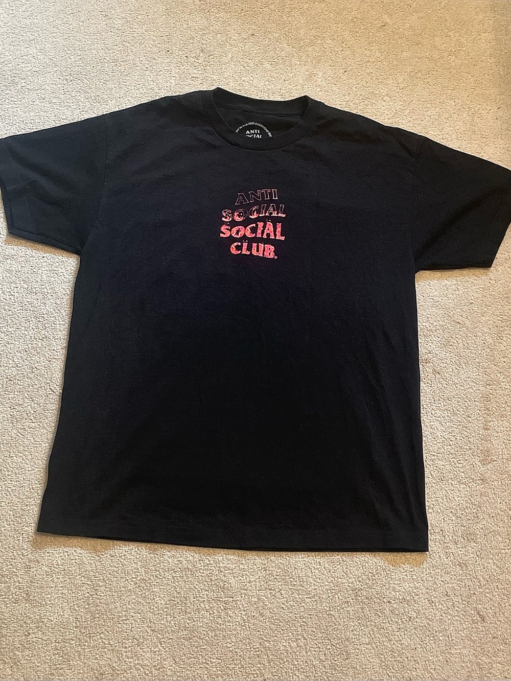 Anti social social club black men’s tee